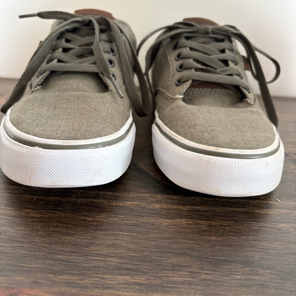 Vans Men's Olive Green Ortholyte Lace Up Shoes - Picture 2 of 11